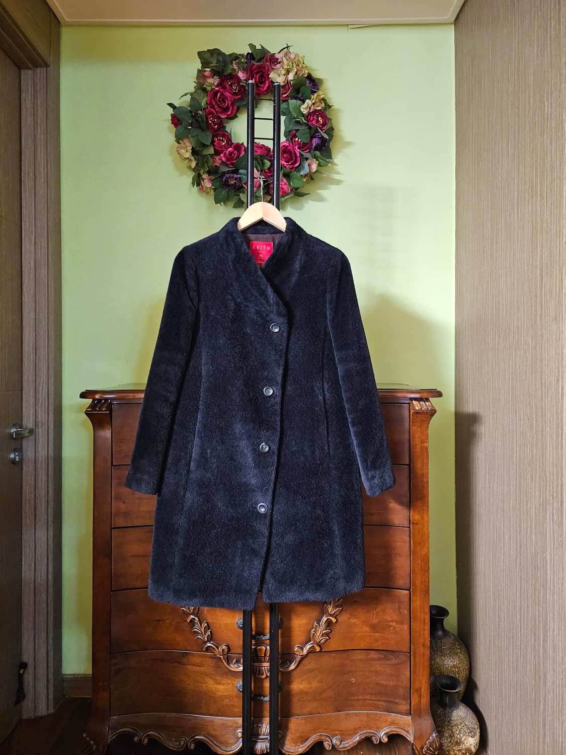 키이스 알파카 코트 상품이미지1