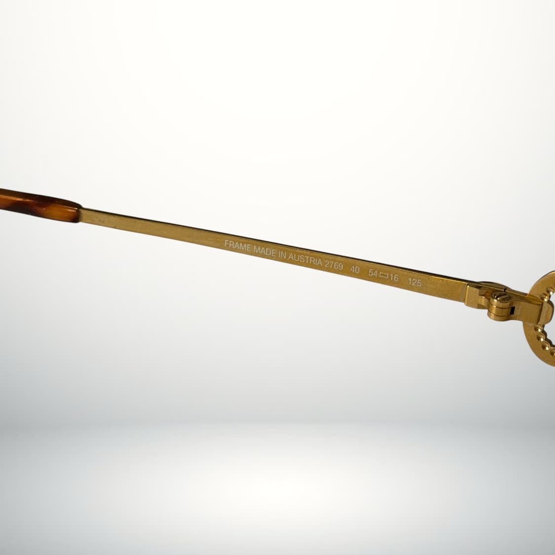 Chritian dior 무테 금테 빈티지 안경테 상품이미지5