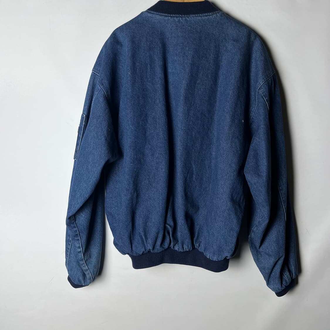 [JPN] 90's 재팬 빈티지 패치 데님 봄버자켓 상품이미지3