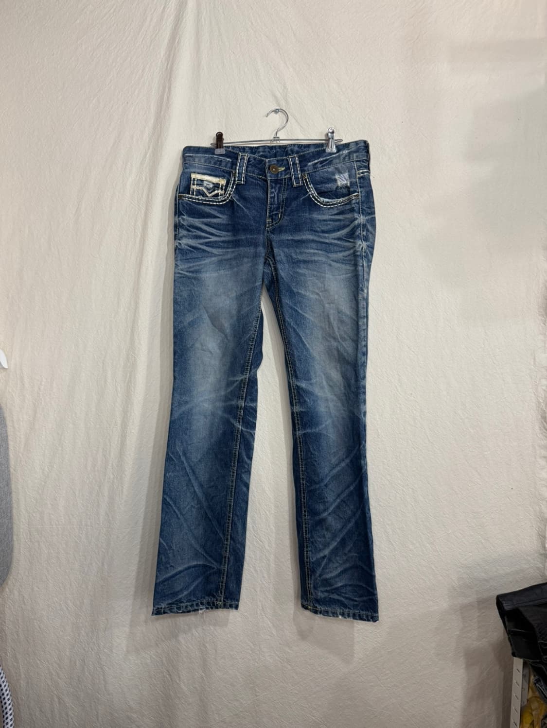 JP 워싱 데님 팬츠 상품이미지1