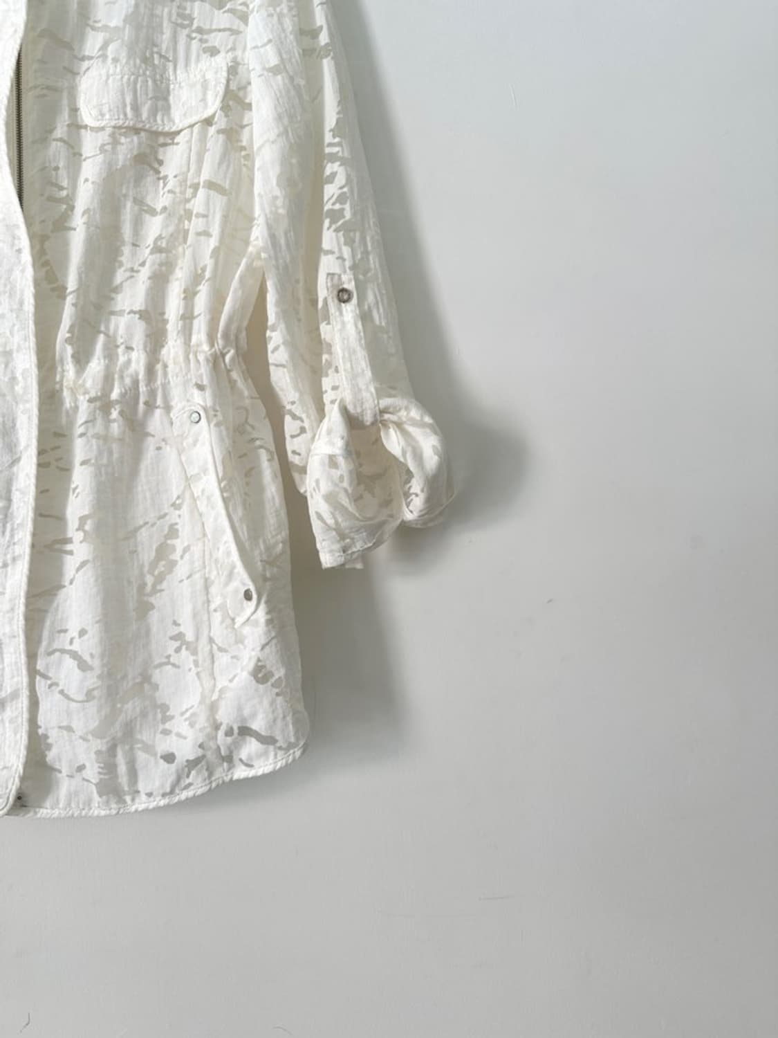 CROCODILE LADIES sheer pattern zip up 상품이미지8
