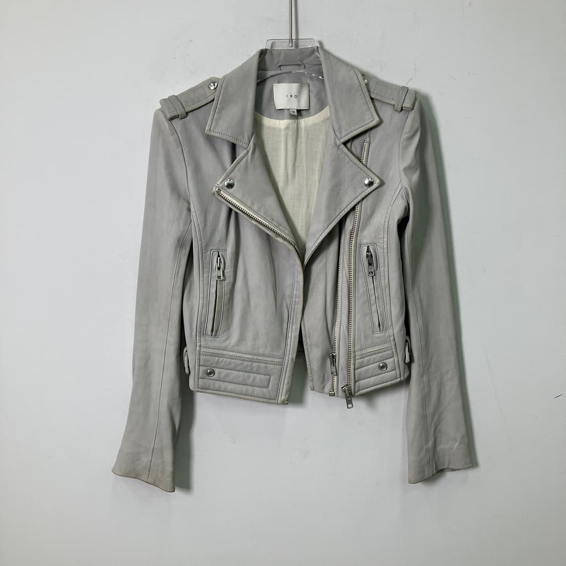 이로 그레이 루이가스페 레더 모터사이클 자켓 34 상품이미지3