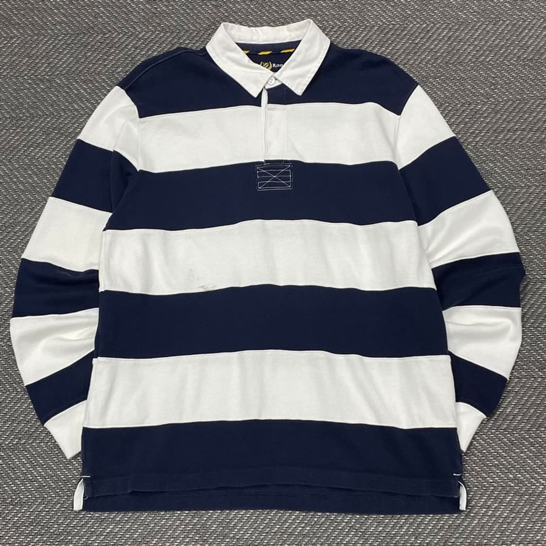 클럽 룸 배색 럭비 티셔츠 v0343 상품이미지1