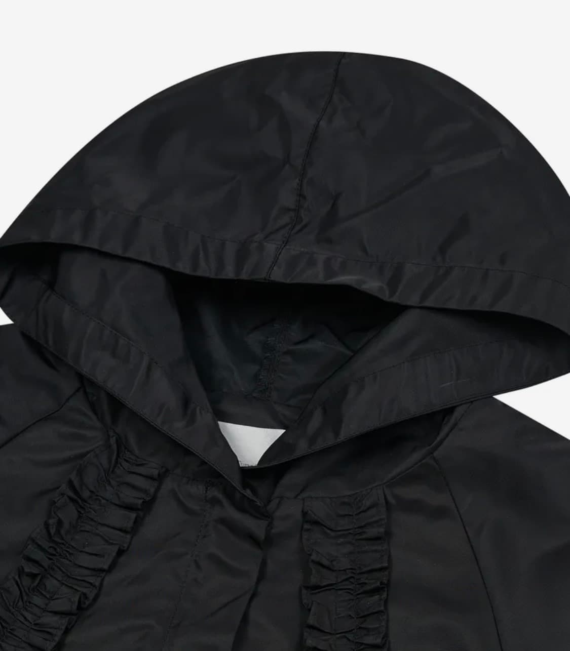 타입서비스 Ruffled Peplum Hoodie Jacket [Blac 상품이미지4