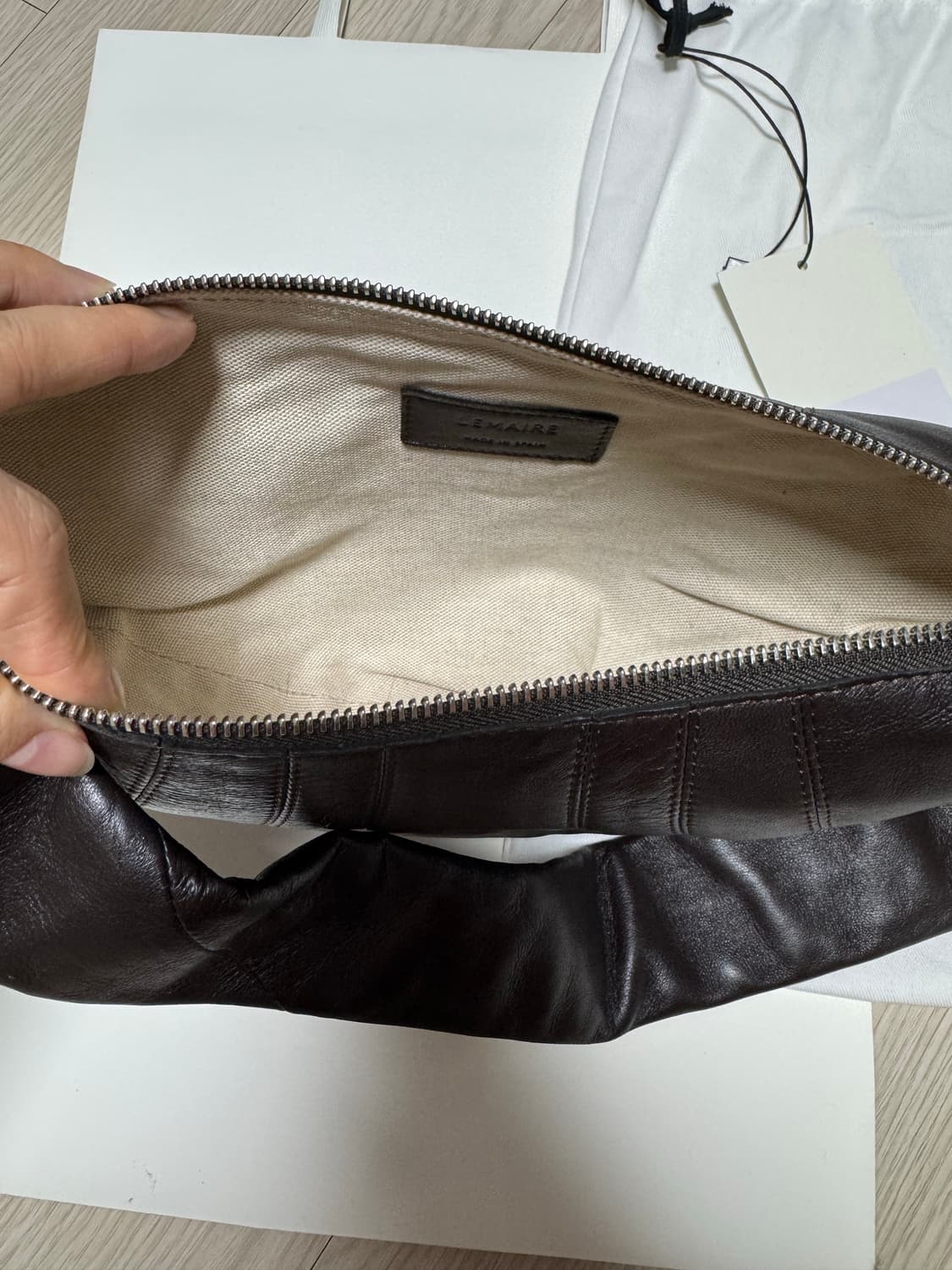 르메르 스몰 범백 (다크초콜렛) 크루아상백 상품이미지3