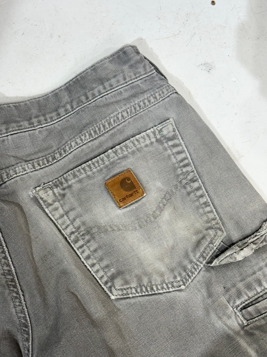 칼하트 b159 차콜 와이드 카펜터 워크 팬츠 루즈핏 바지  상품이미지6