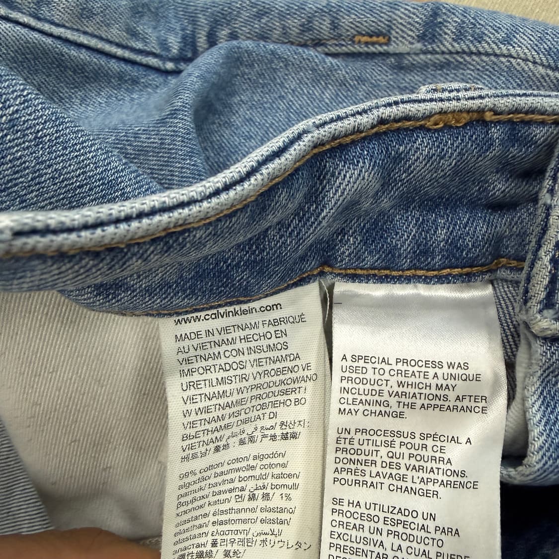 (32)캘빈클라인 Calvinklein 중청 데님팬츠 상품이미지5