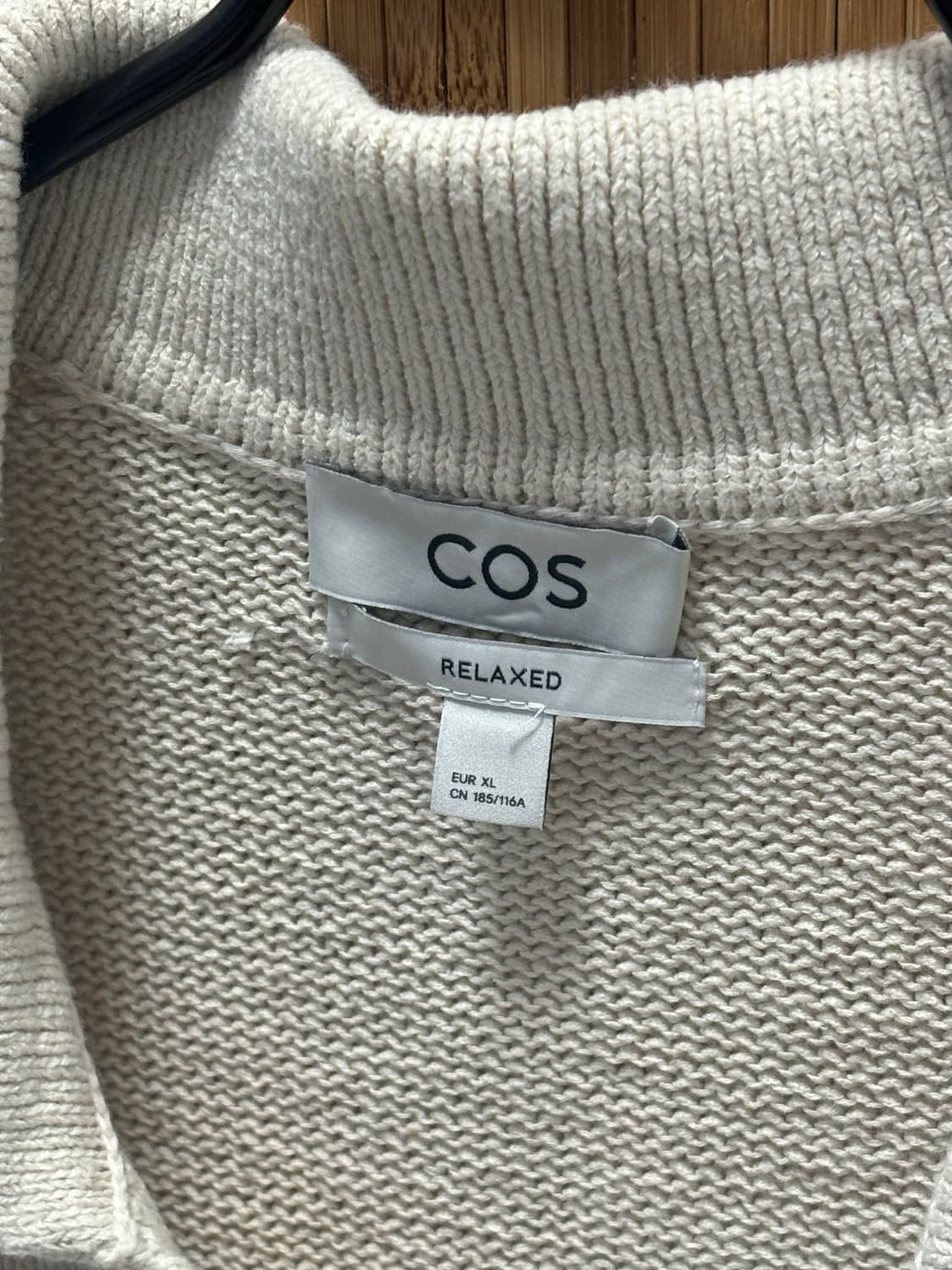 코스 릴랙스드 핏 칼라 가디건 상품이미지2