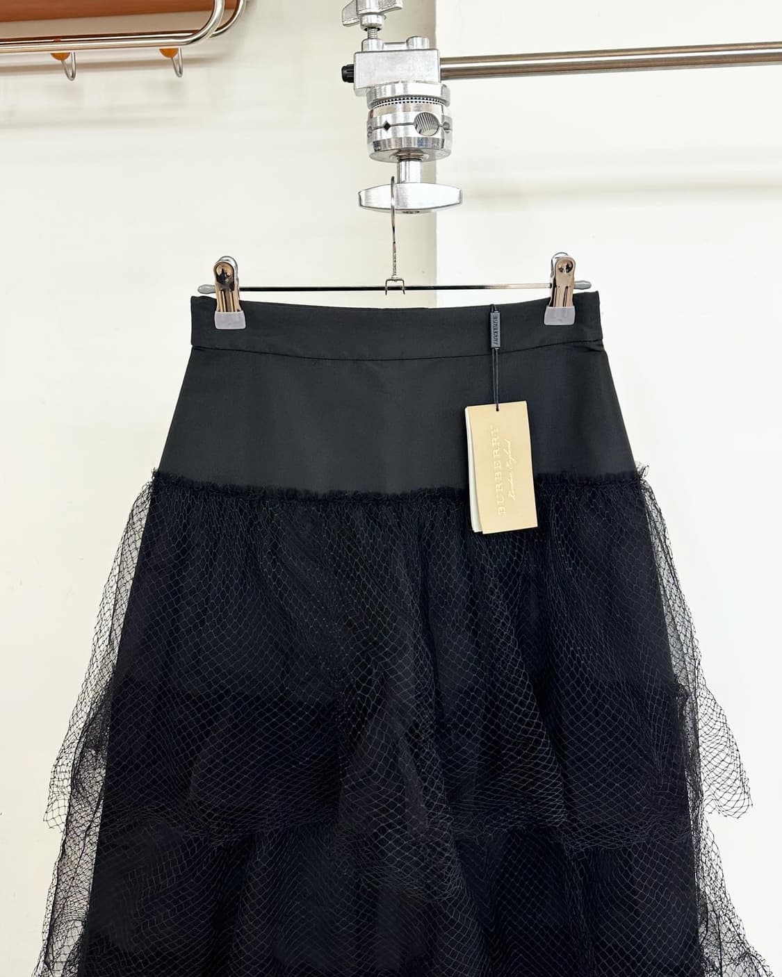 버버리 블랙 티어드 튤 에이라인 스커트  상품이미지2