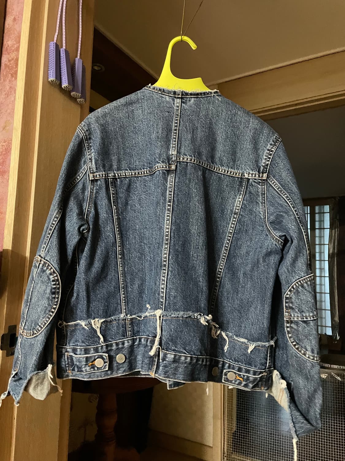 18SS 유니클로 x JW 앤더슨 해체주의 데님 재킷 (명작) 상품이미지2