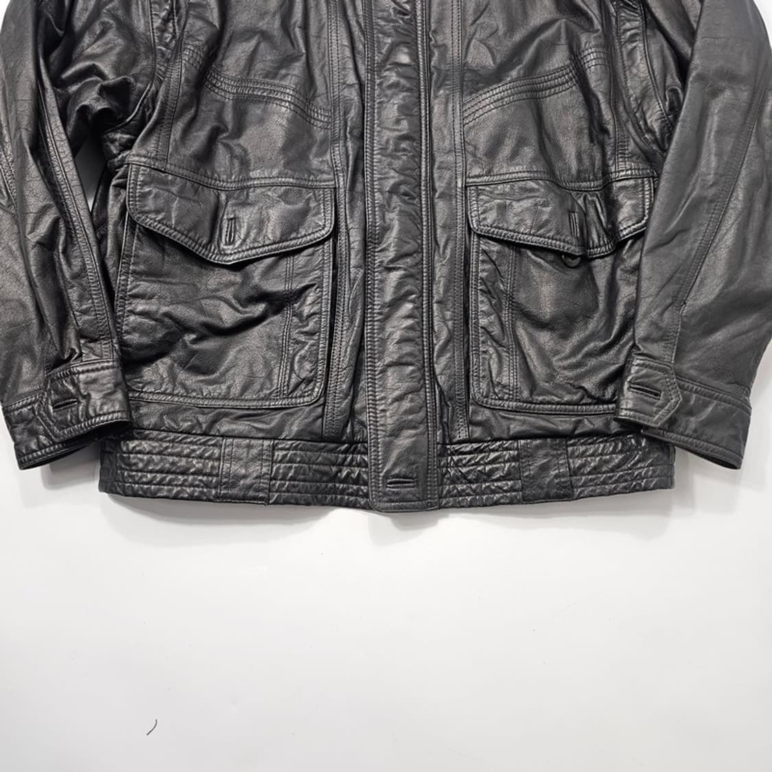 빈티지 소가죽 봄버 자켓 50 상품이미지4