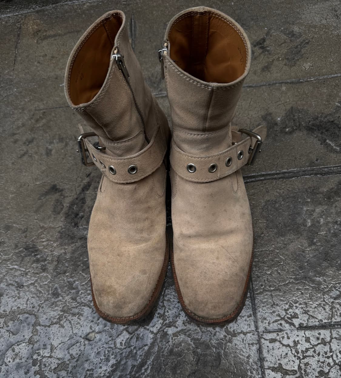 마르지엘라 버클 스트랩 엔지니어드 부츠 상품이미지4