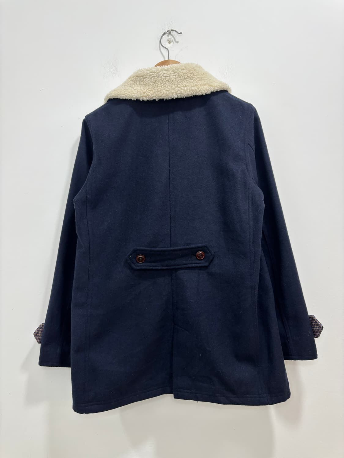 내추럴팔레트 양털 나무단추 자켓 코트 상품이미지7