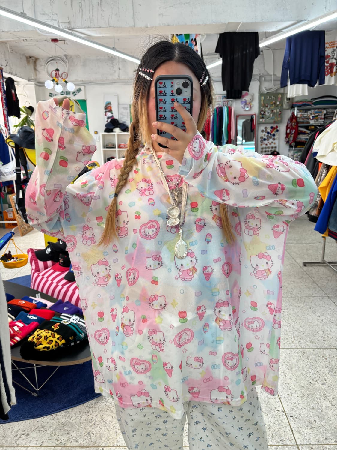 Deadstock Hello Kitty Mesh Top 상품이미지8
