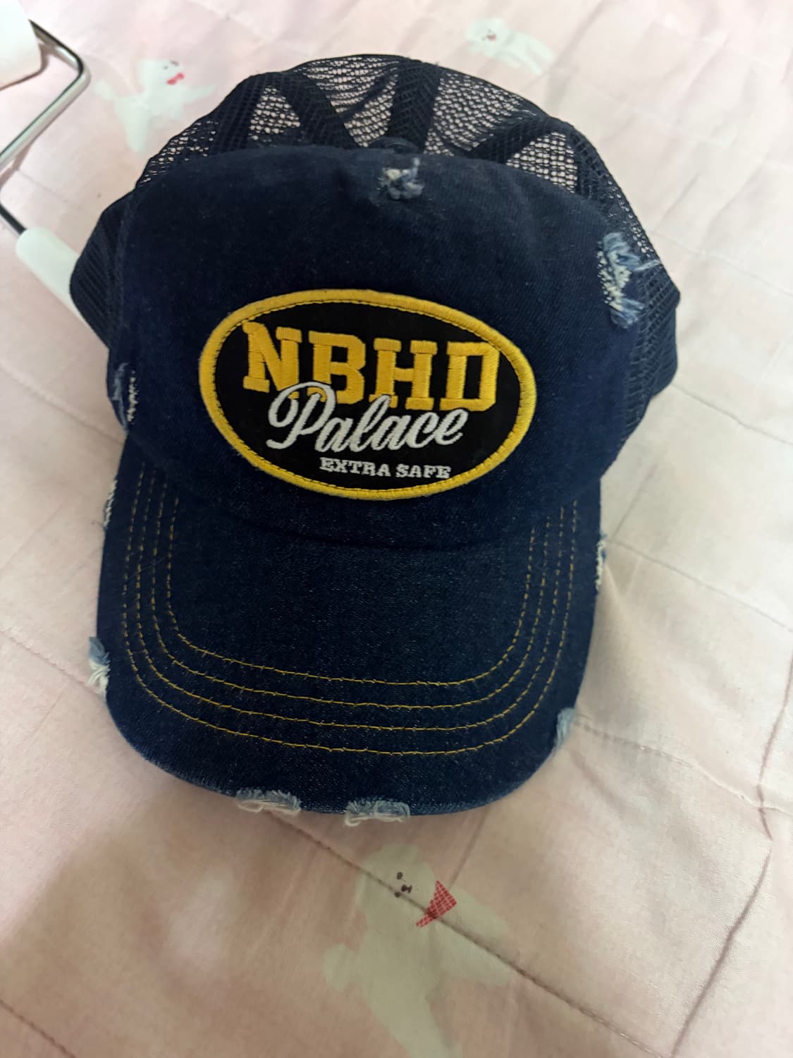 팔라스 x 네이버후드 메쉬 트러커 블루 데님 - 25FW 상품이미지1