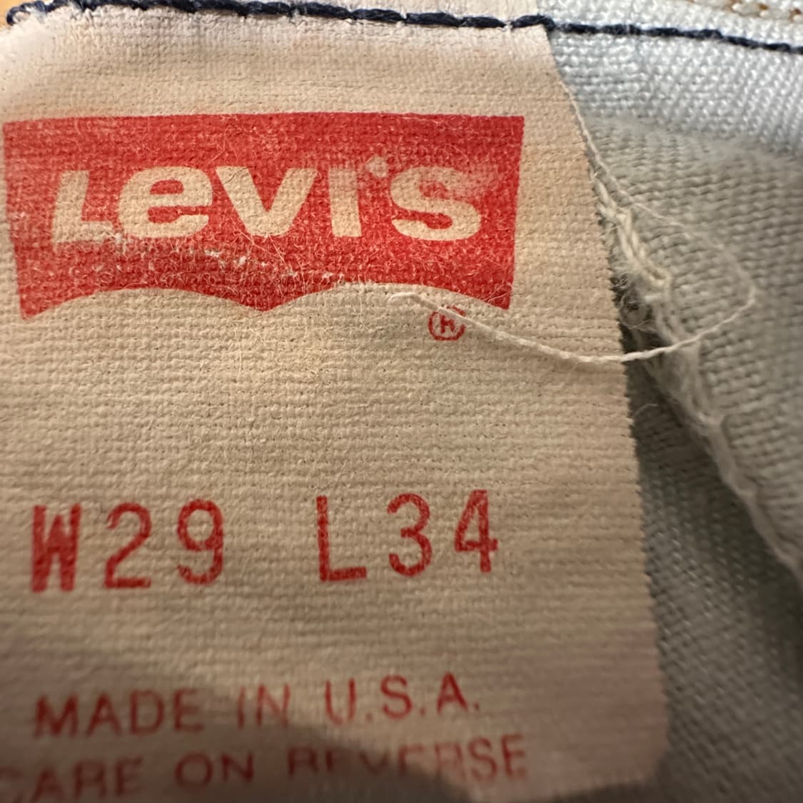 LEVI'S 550 80's usa orangetab denim 상품이미지6