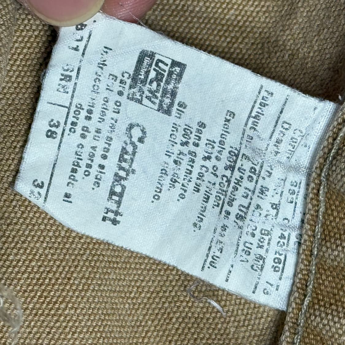 38) 빈티지 칼하트 더블니 팝니다 상품이미지5