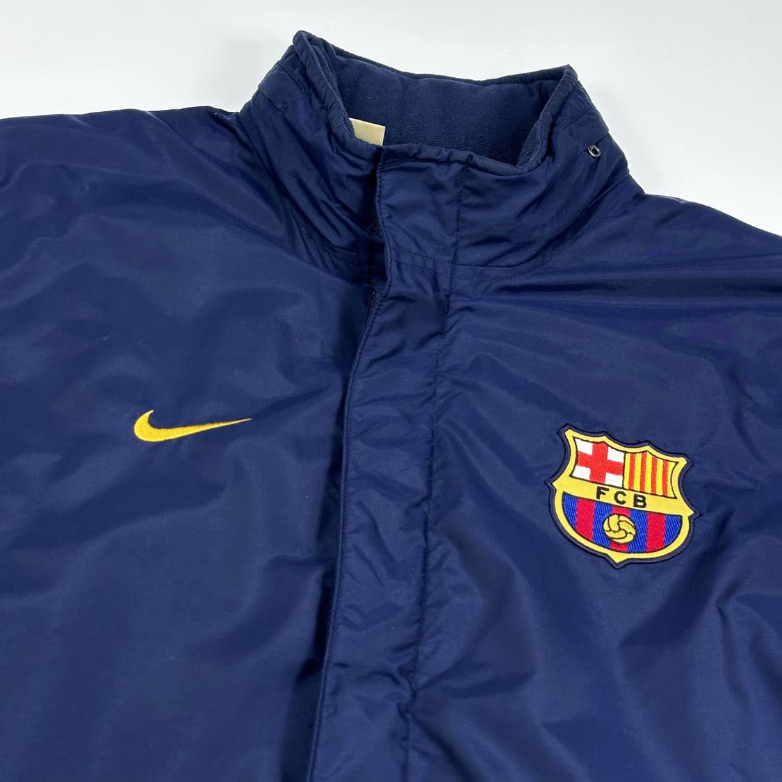 나이키 구형 바르셀로나 패딩 점퍼 네이비 L 상품이미지3