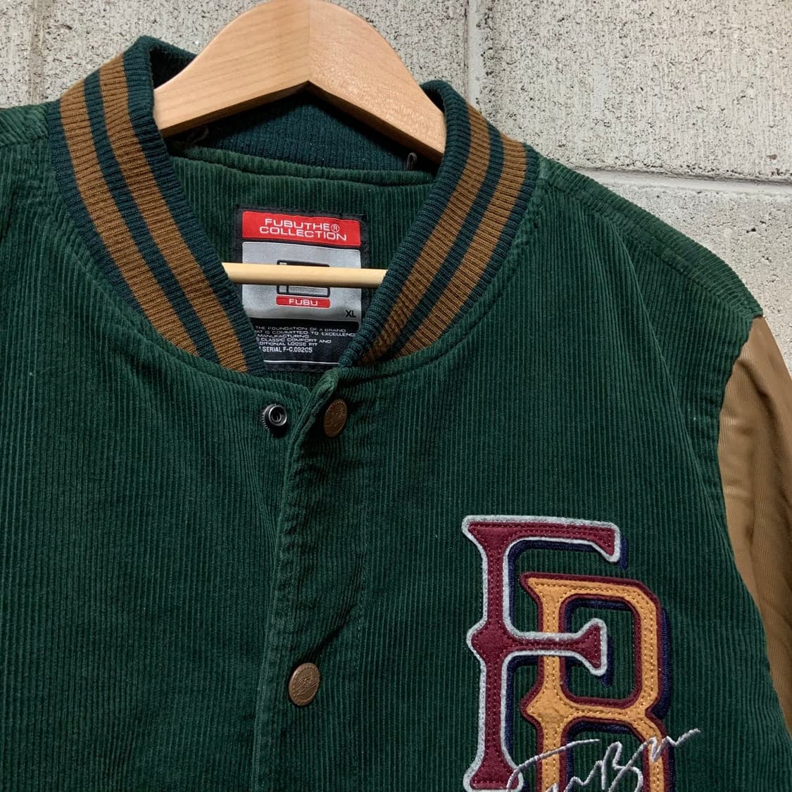 FUBU 후부 00s 코듀로이 바시티 자켓 XL 상품이미지4