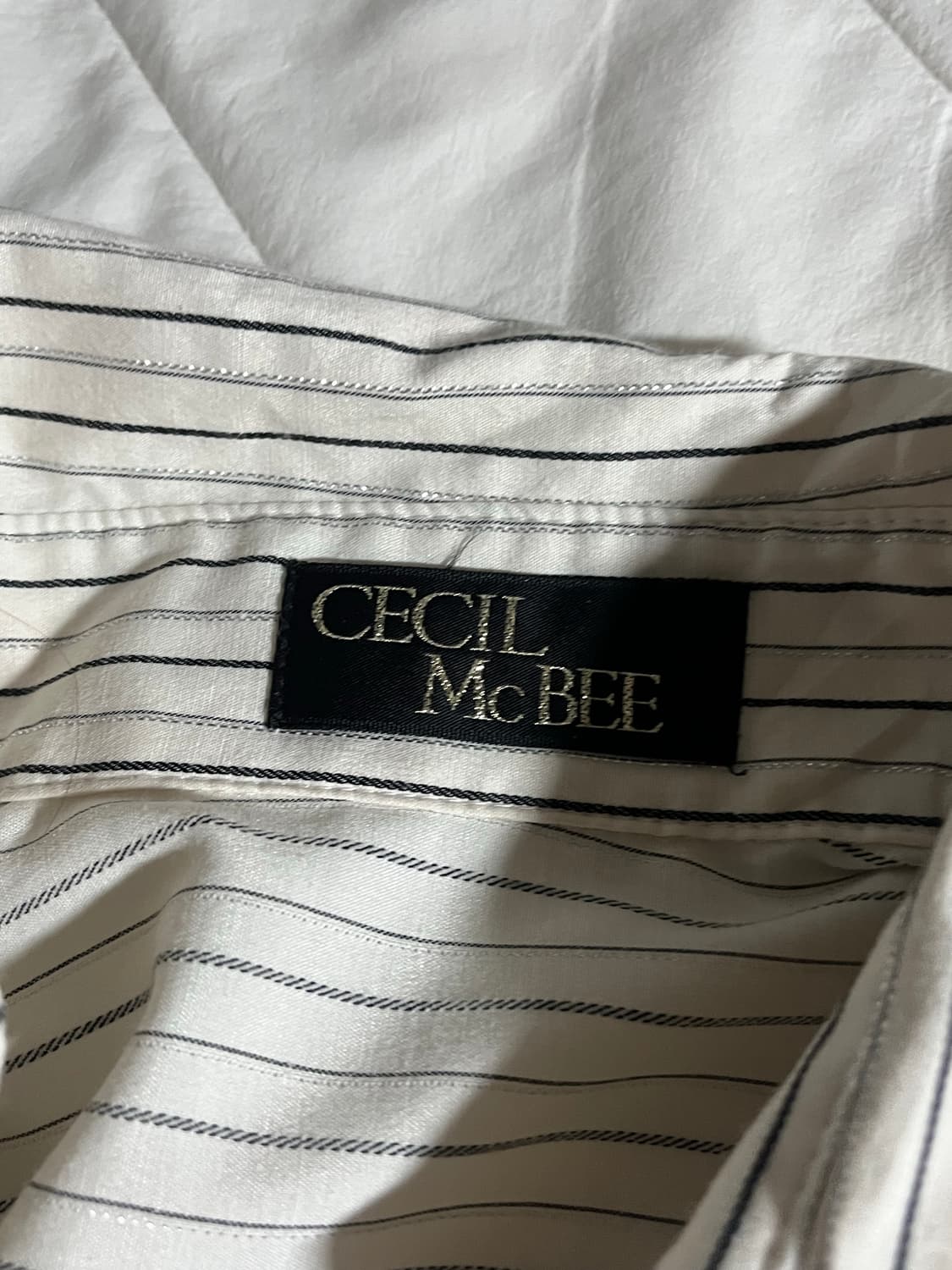 세실맥비 셔츠 원피스 오네갸루 상품이미지9