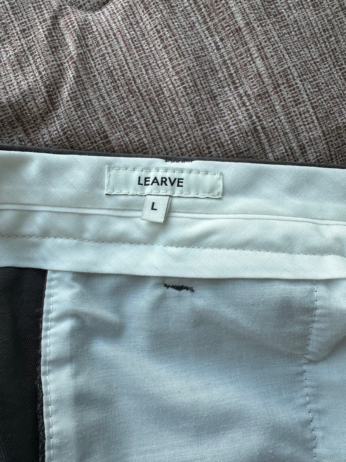 르아브 와이드 치노팬츠 그레이 L 상품이미지4