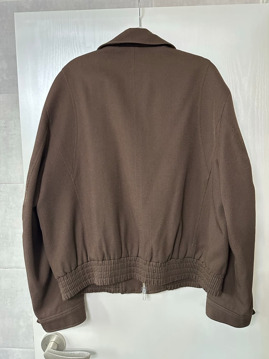 벨리에 다이애그널 자켓 브라운 상품이미지2