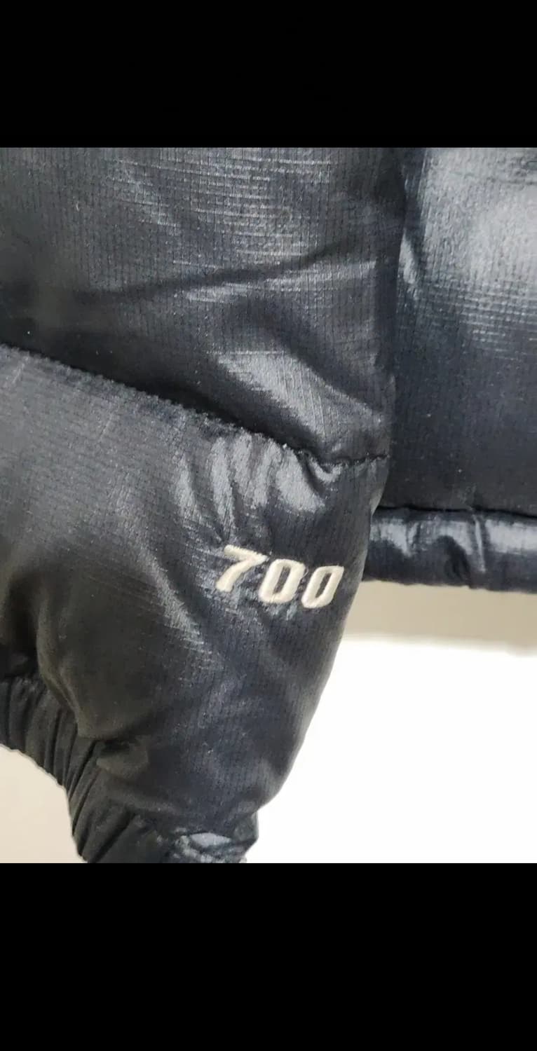 (L) 노스페이스 구스다운 눕시패딩 점퍼 블랙 거위털 700 자켓  상품이미지5