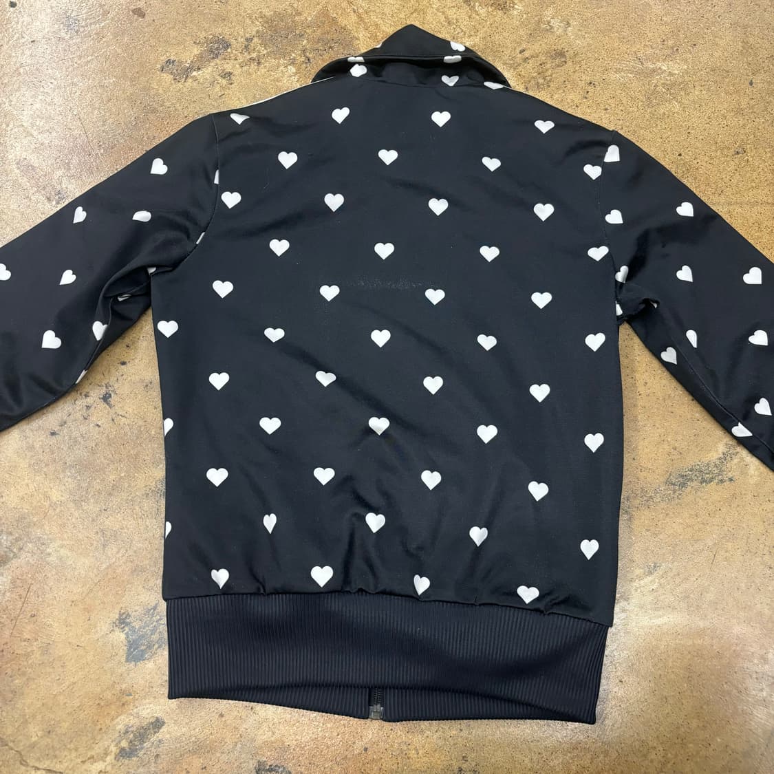 아디다스 블랙 하트 도트 땡땡이 트랙탑 져지 상품이미지4