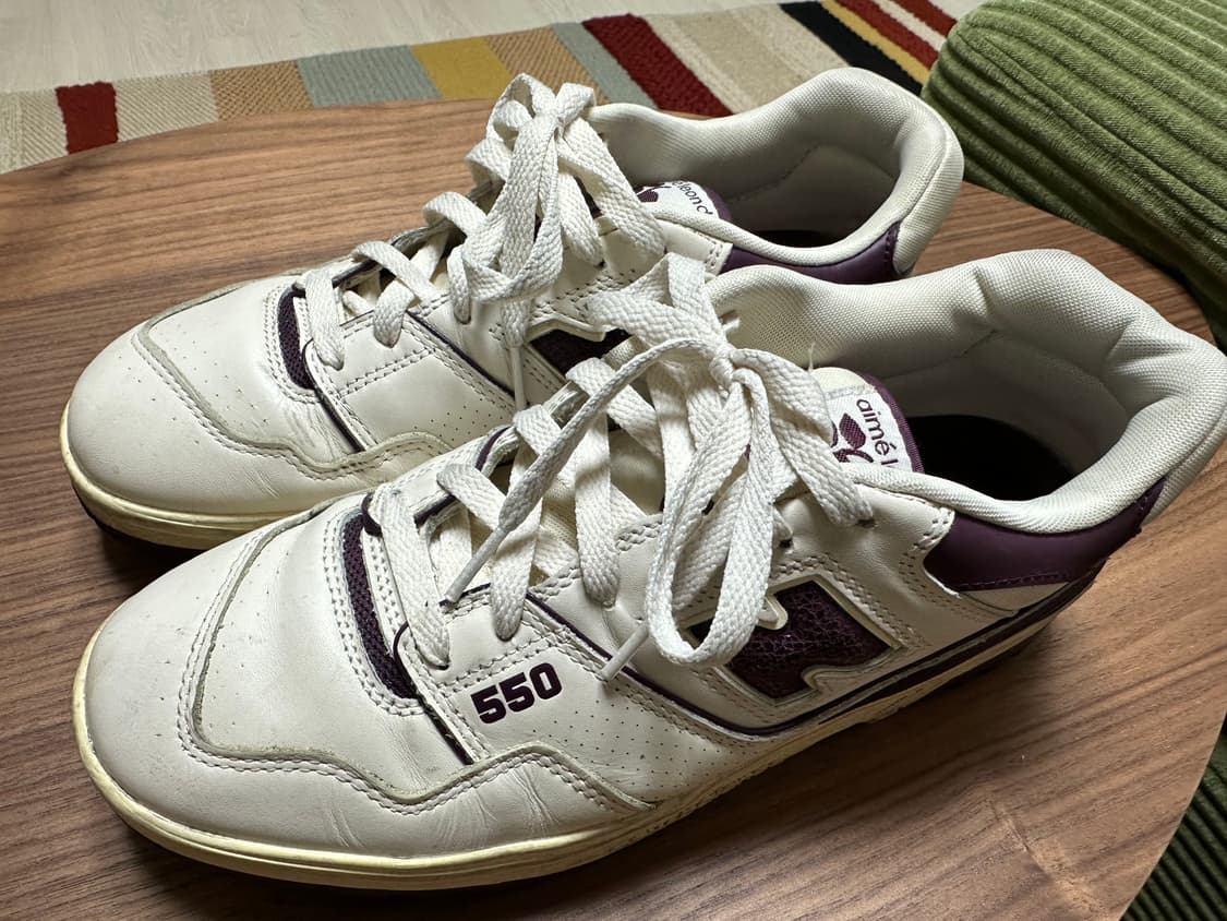 에임 레온 도르 뉴발란스 550 퍼플 사이즈 270 / US9 상품이미지1