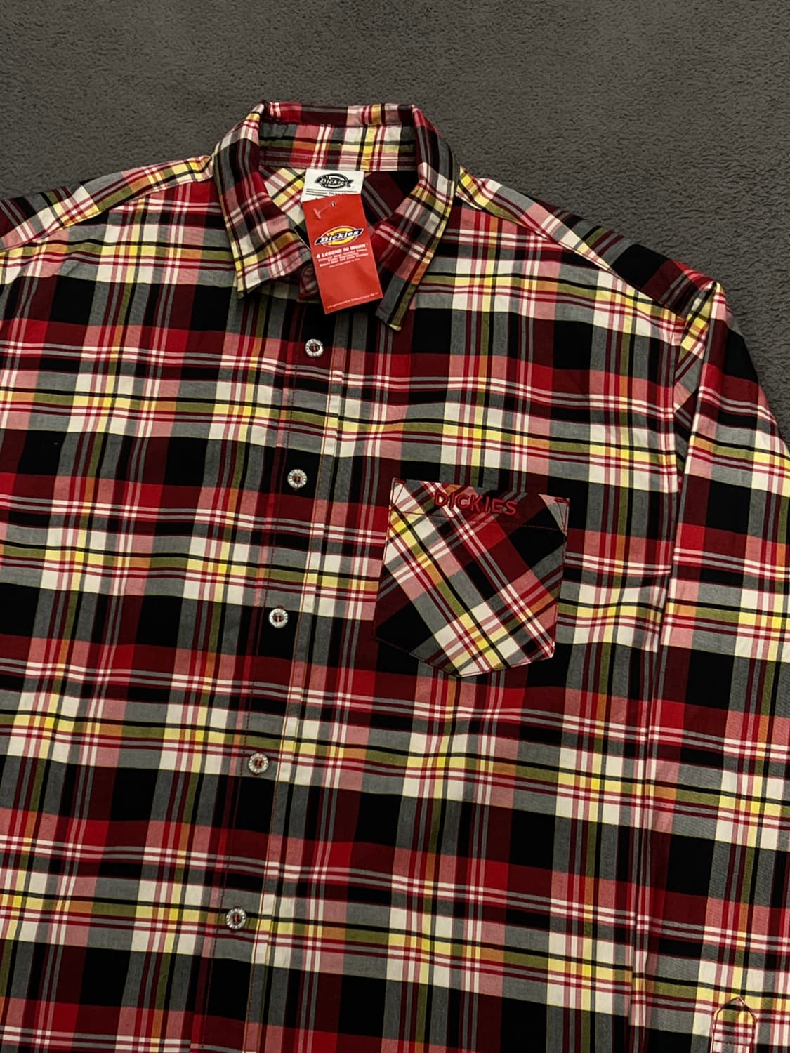 디키즈 포켓 체커셔츠 새상품 처분  상품이미지2