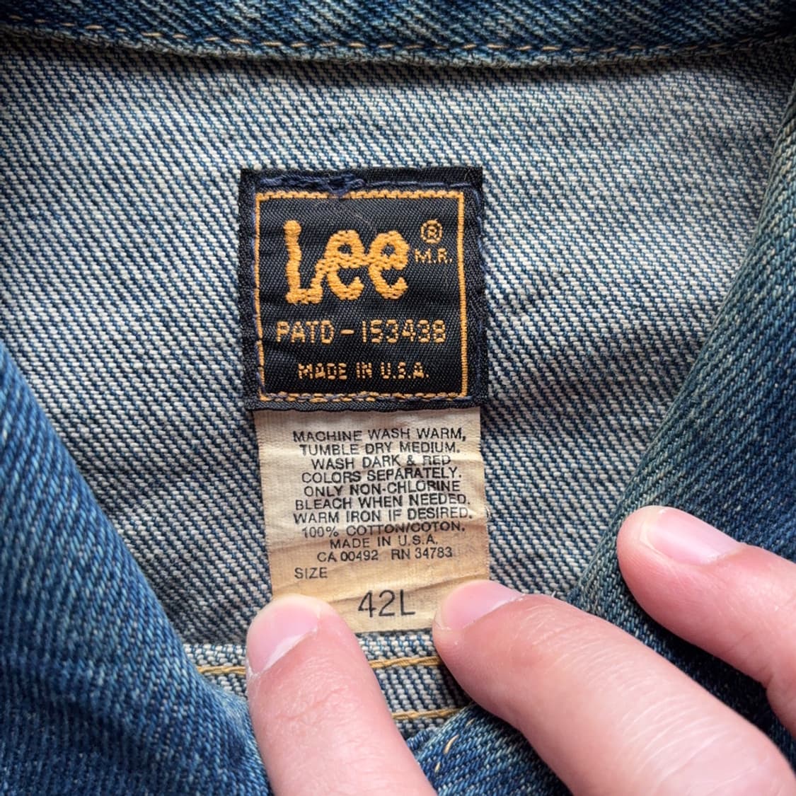 70~80s USA 리 Lee Riders 220 데님 자켓 상품이미지9