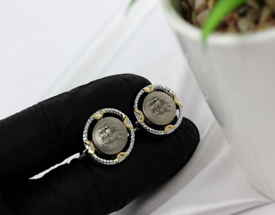 버버리 미사용 S등급 남자 명품 커프스 빈티지 상품이미지5