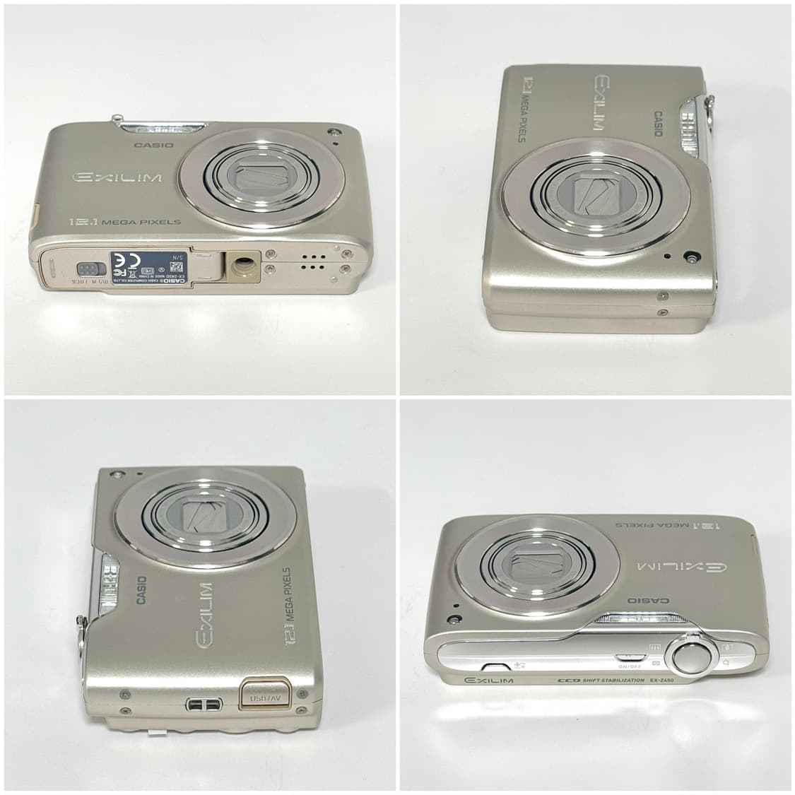 카시오 엑슬림 EX-Z450 샴페인골드 빈티지디카 상품이미지4