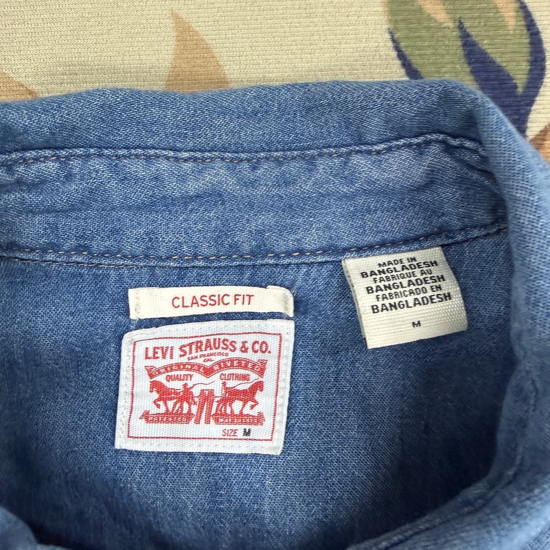 (우먼즈M)리바이스 Levis 웨스턴 데님셔츠 상품이미지2