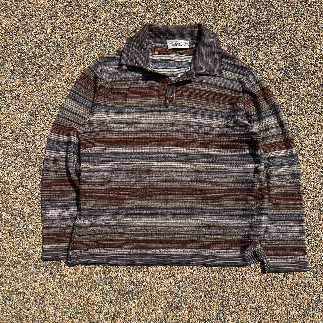 미소니 스포츠(Missoni sports) 패턴 카라티 상품이미지1