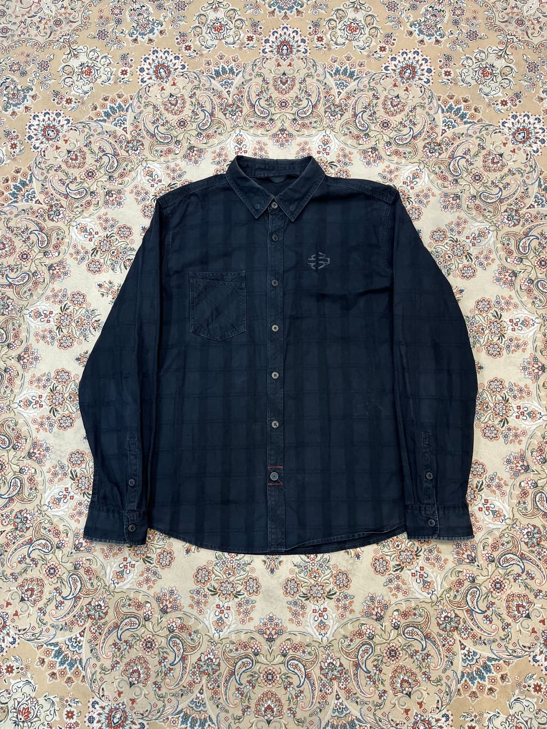 할리데이비슨 로고 프린팅 플란넬 셔츠 상품이미지1