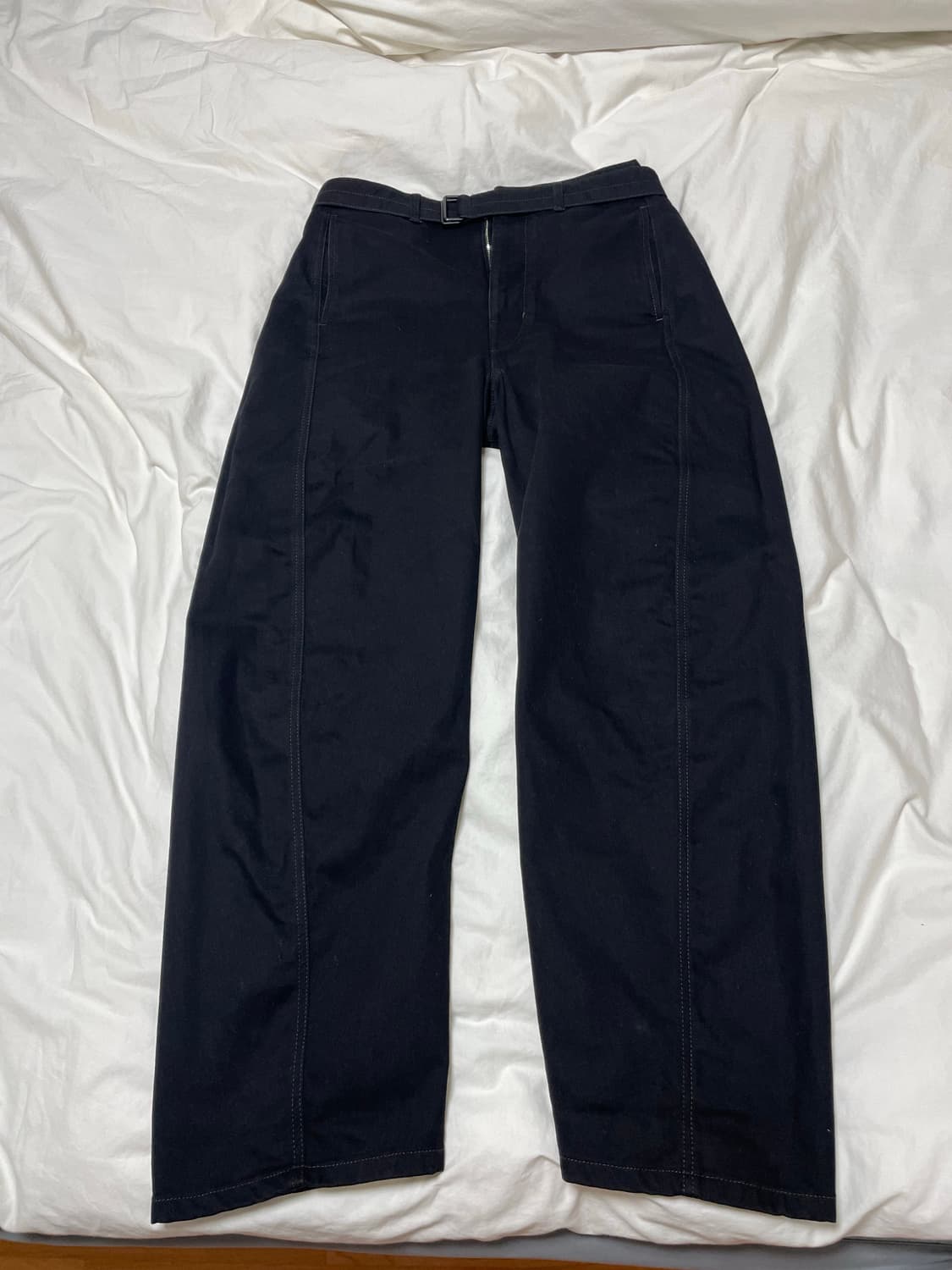 24SS 르메르 트위스트 데님 팬츠 블랙 PA326 LD1000 m사이즈 상품이미지1