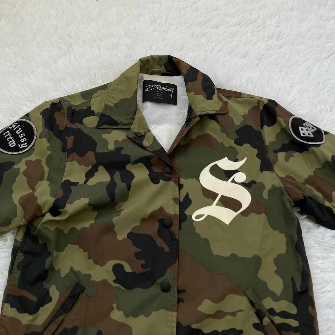 스투시 밀리터리 올 패치 자켓 944 y2k 스트릿 갸루 펑키 일본빈티지 상품이미지5