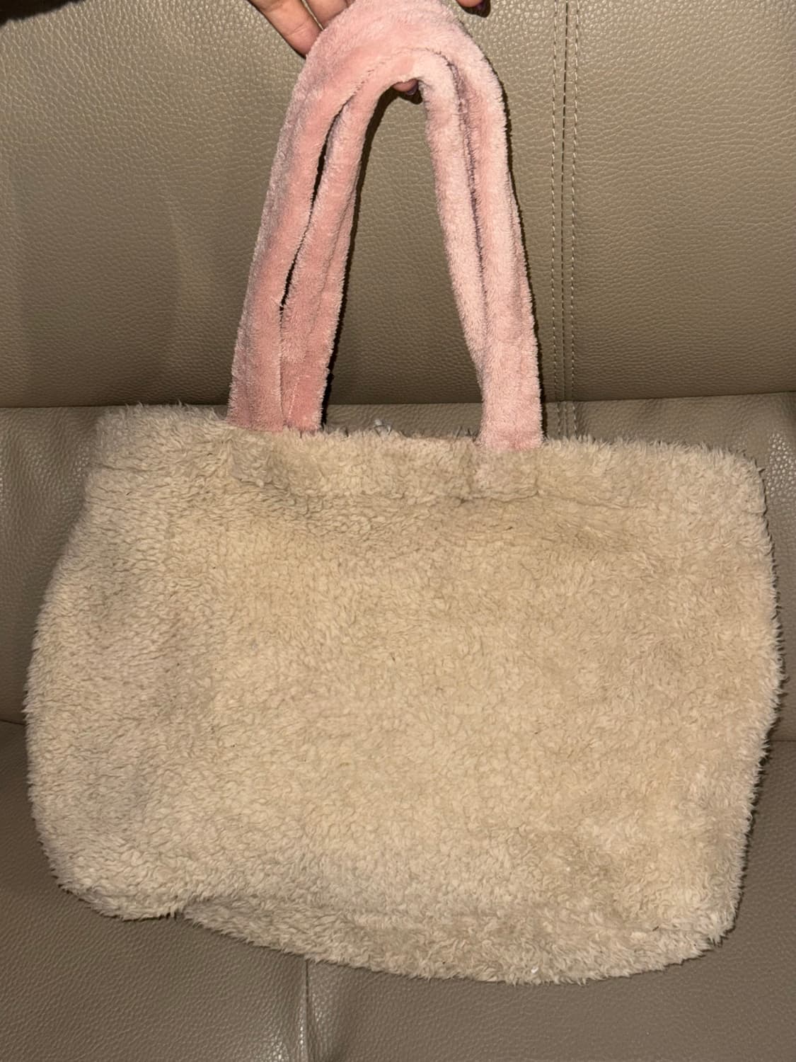 kawaii cat printing fur shoulder bag 상품이미지4