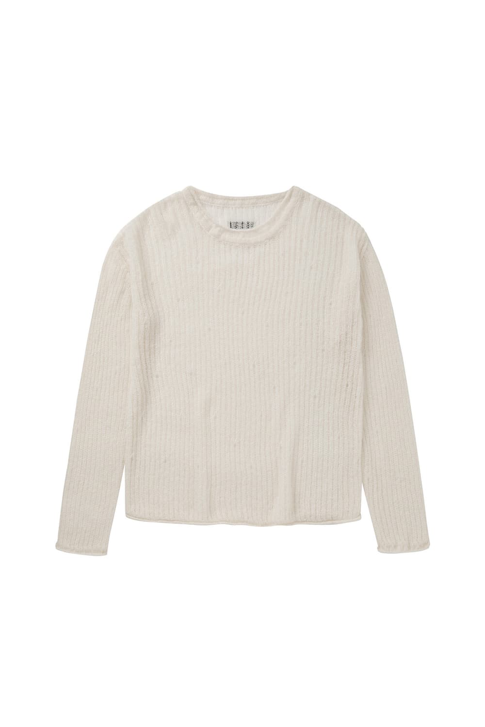 새상품 다이닛 DEINET SHEER KNIT TOP IN IVORY 상품이미지1