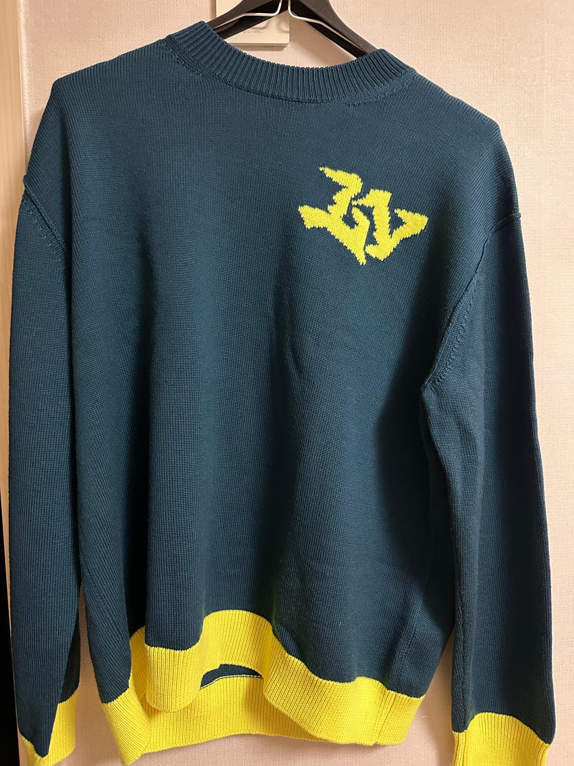 22FW 루이비통 그래피티 LV 로고 인타르시아 니트 L사이즈 상품이미지1