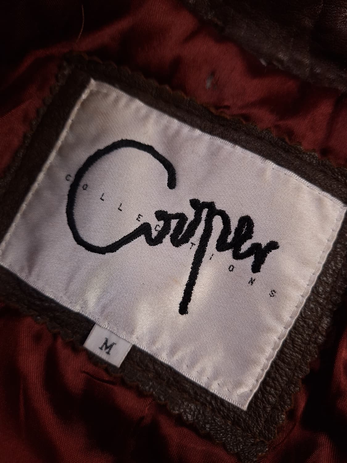 빈티지 90' 국내산 일본수출용 리얼 램스킨 레더 항공자켓 상품이미지2