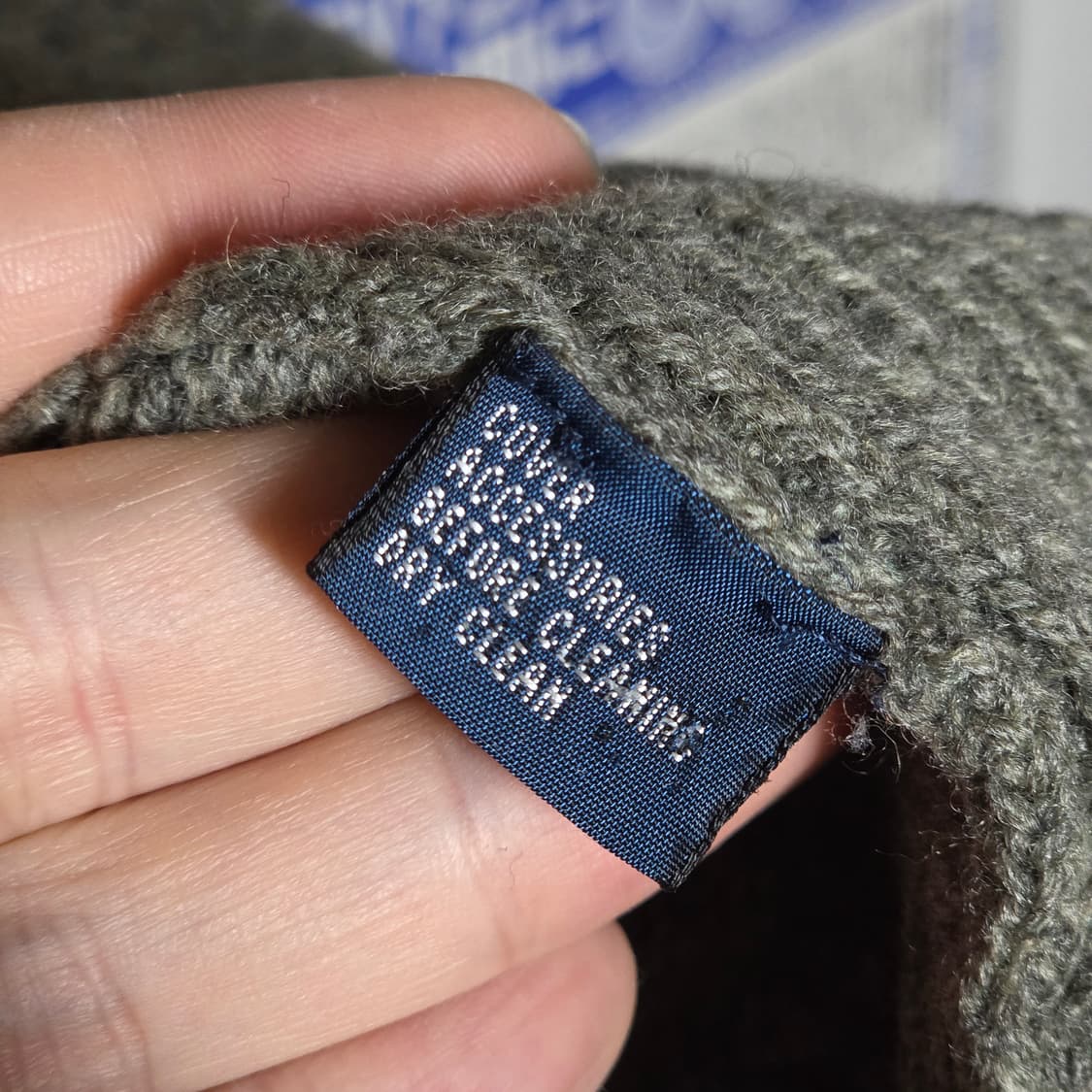 폴로 빅포니 램스울 그레이 카키 반집업 니트 상품이미지10