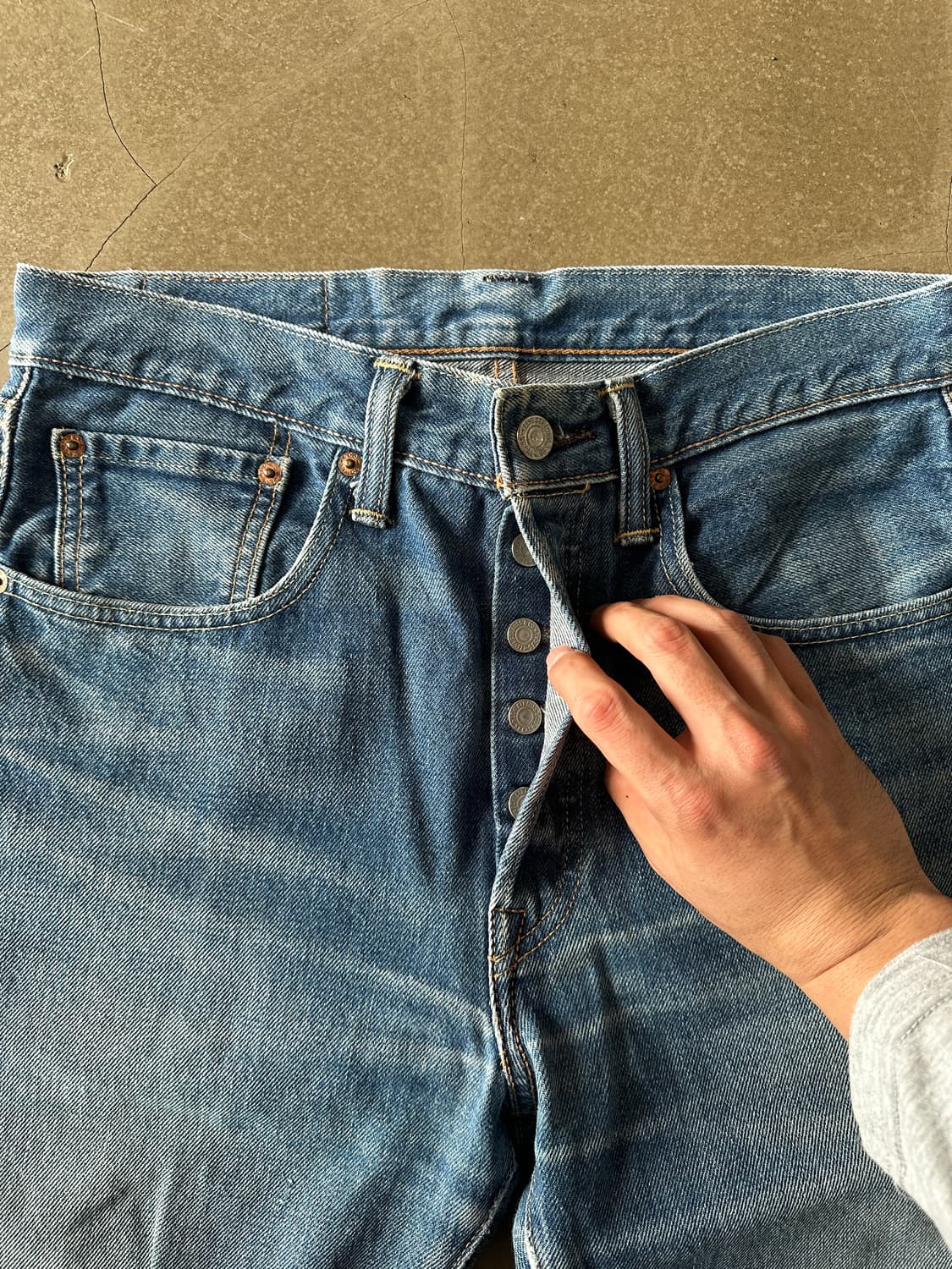 리바이스 501 CT 데님 팬츠 w30 상품이미지4