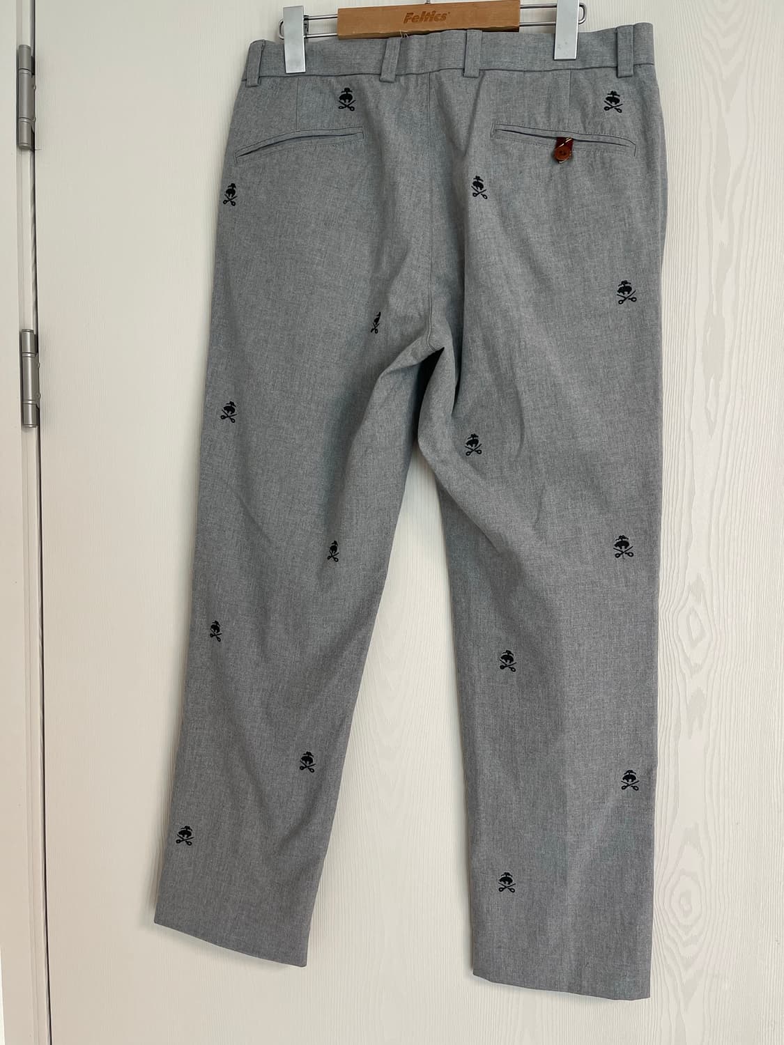 브룩스 브라더스 레드플리스 자수 코튼 팬츠 32 상품이미지3