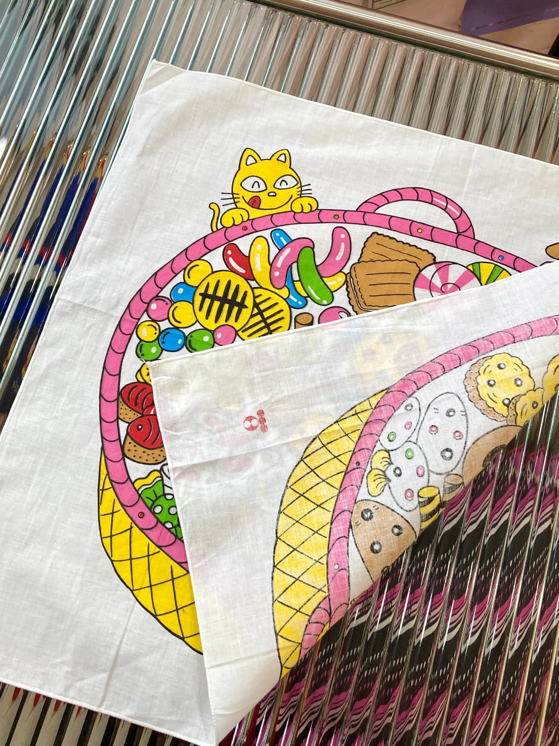 빈티지 디저트 그래픽 손수건 상품이미지3