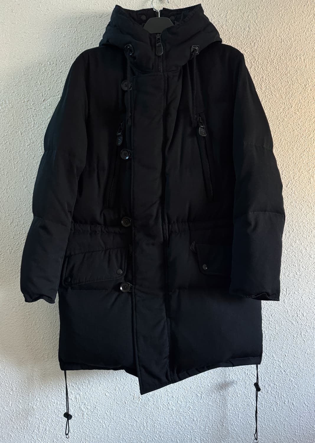 요지야마모토 뿌르옴므 울 다운 코트 상품이미지1