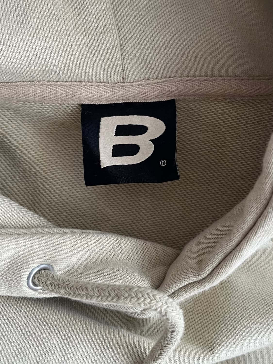 L) BLUR 크로쉐 블러 후디 베이지 상품이미지4