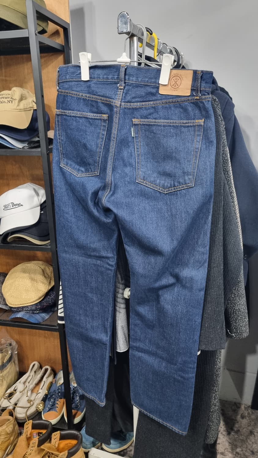 슬로우보이 청바지(화이트오크 콘밀) 34size 총기장105 한번입음 상품이미지3