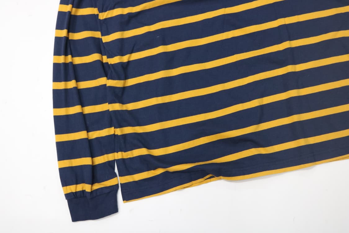 GAP 갭 오가닉 코튼 네이비 옐로우 스트라이프 롱 슬리브 티셔츠 (L) 상품이미지8